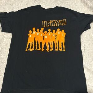 Anime t shirt black large great condition